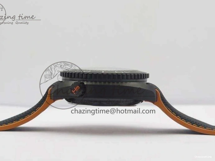 1230 Planet Ocean Master Chronometer Chrono DLC OM 1:1 Best Edition Black Dial On Nylon Strap A Chic 8103